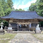 高杉町 知波夜比古神社 拝殿1